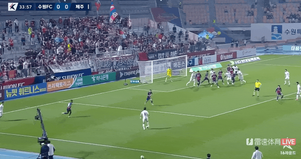 半岛体育APP-⚽韩K联半场：巴塞洛斯建功，水原FC暂0-1济州SK